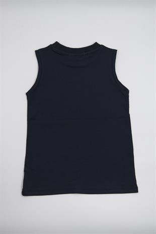 Erkek Çocuk Kolsuz Tshirt Lacivert - Tara