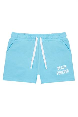 Kız Çocuk Şort Mavi- Laris