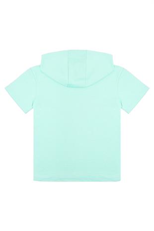 Kız Çocuk Turkuaz Şort Tshirt Takım - Lili