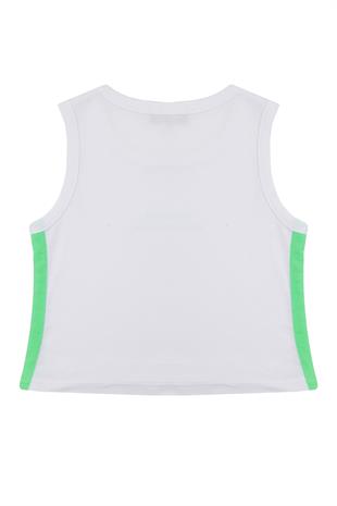 Kız Çocuk Yeşil Şort Tshirt Takım - Kolej