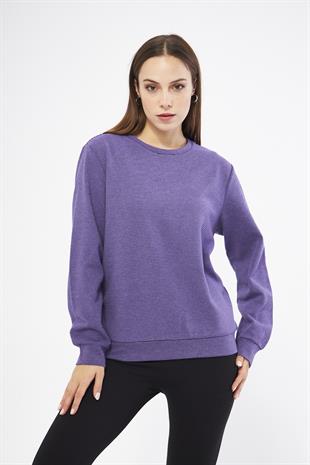 Mor Kadın Sweatshirt - Morena