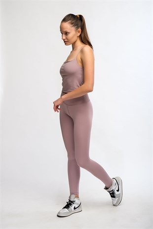 Rose Kadın İnce İp Askılı Crop - Lones