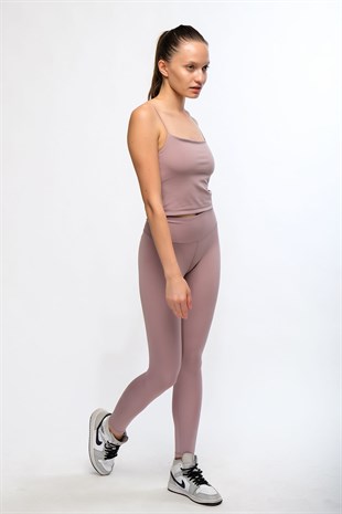 Rose Kadın İnce İp Askılı Crop - Lones