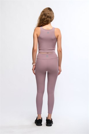 Rose Kadın Fitilli Askılı Crop Atlet - Luna