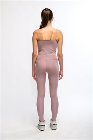 Rose Kadın Yüksek Bel Soft Touch Spor Tayt - Lemina