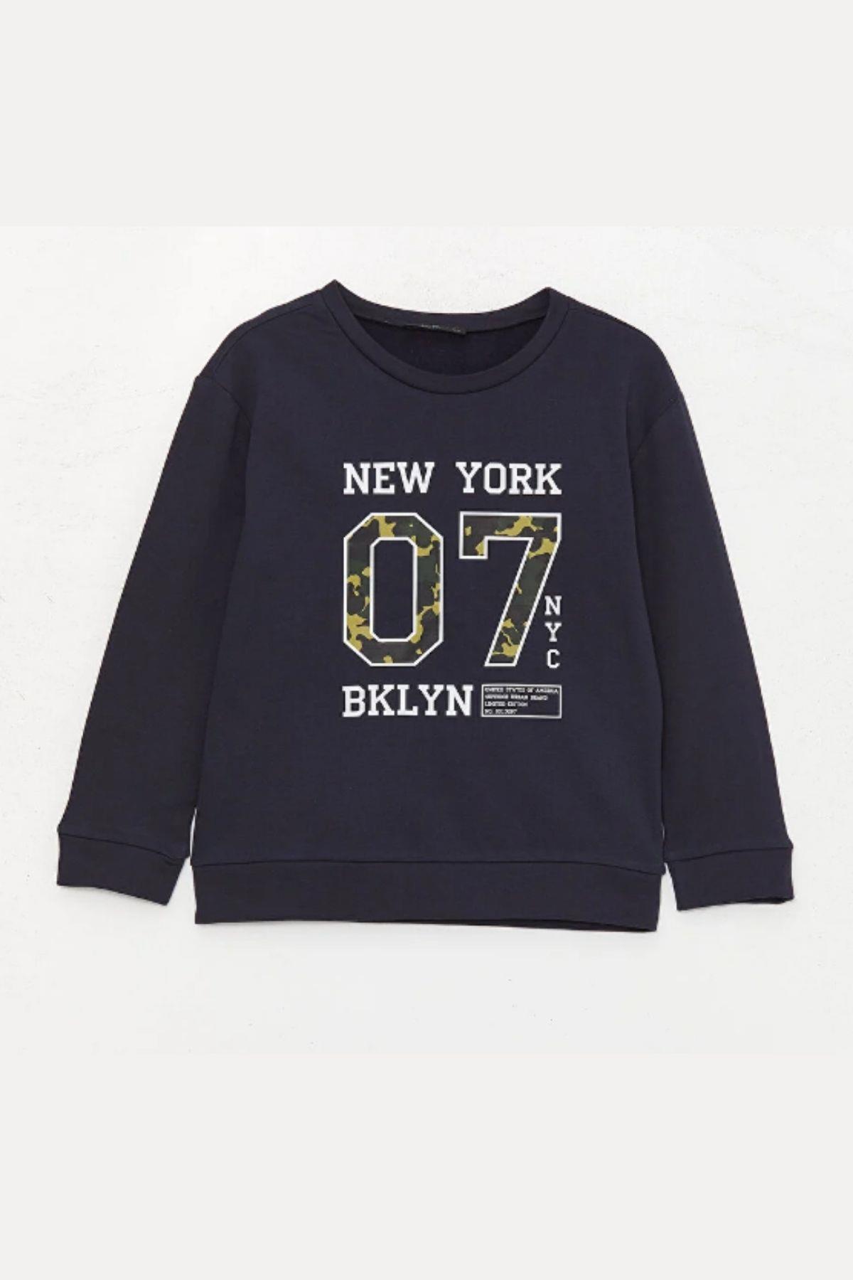 Erkek Çocuk Sweatshirt Lacivert - Lucas
