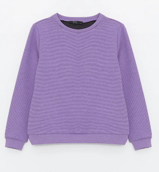 Kız Çocuk Sweatshirt Mor- Nora