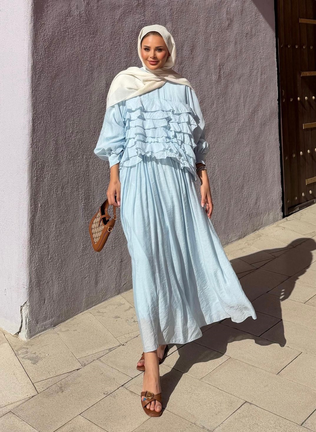Becca Etekli Takım Bebe Mavisi