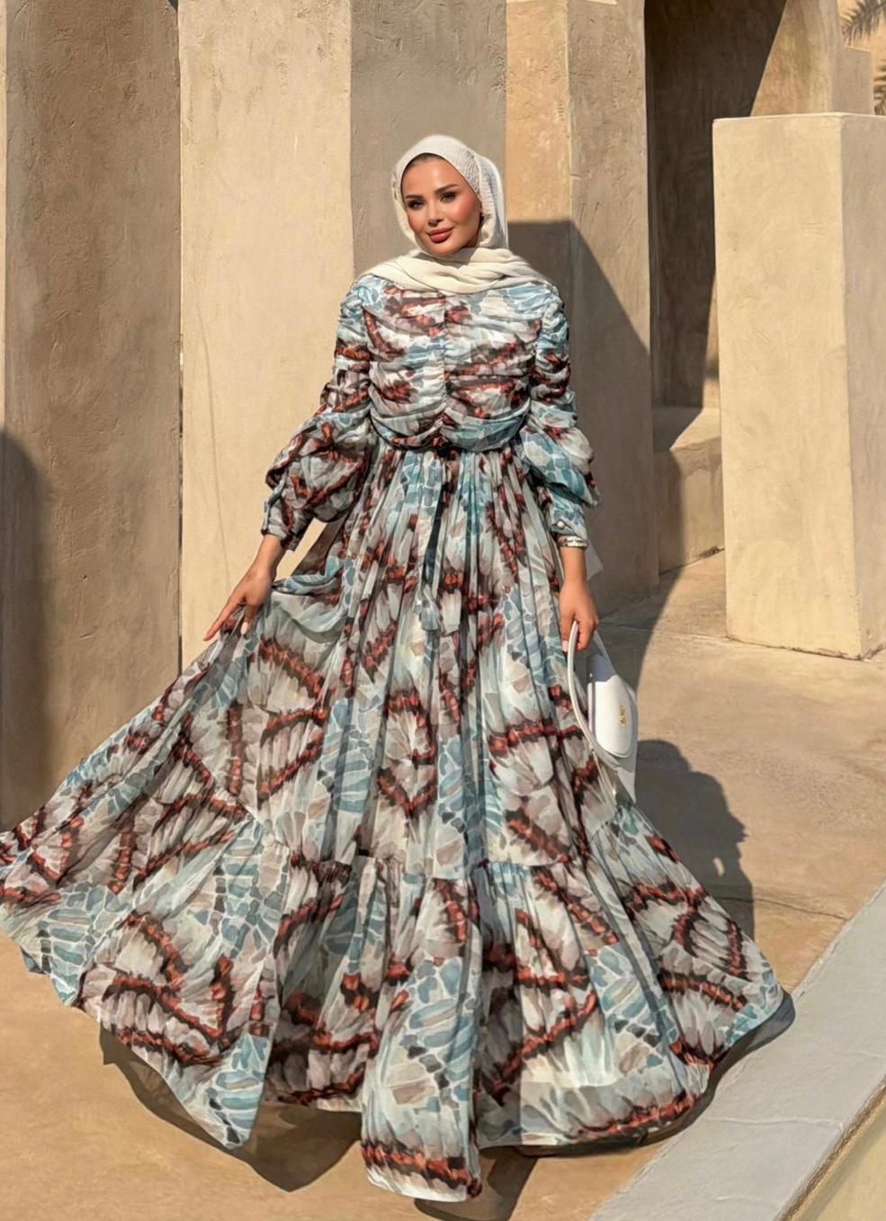 İris Elbise Su Yeşili