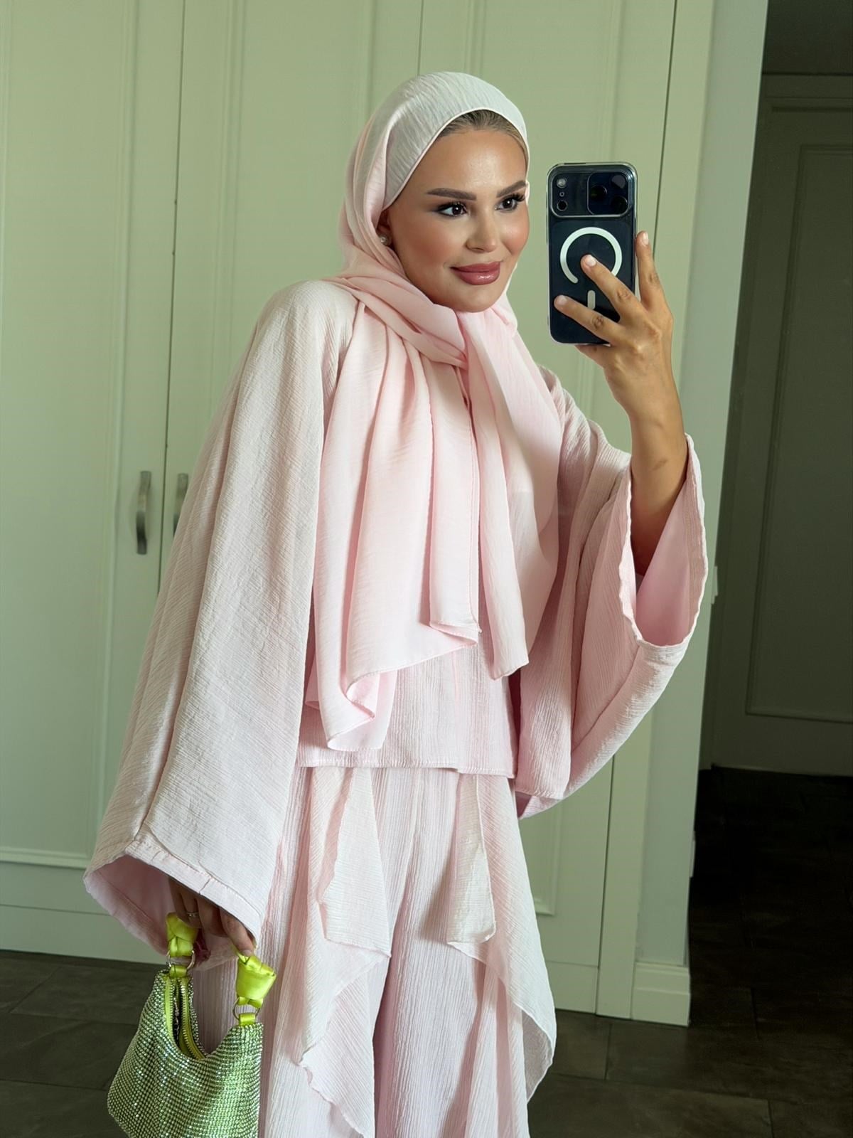 Suzy Pantolonlu Takım Pembe