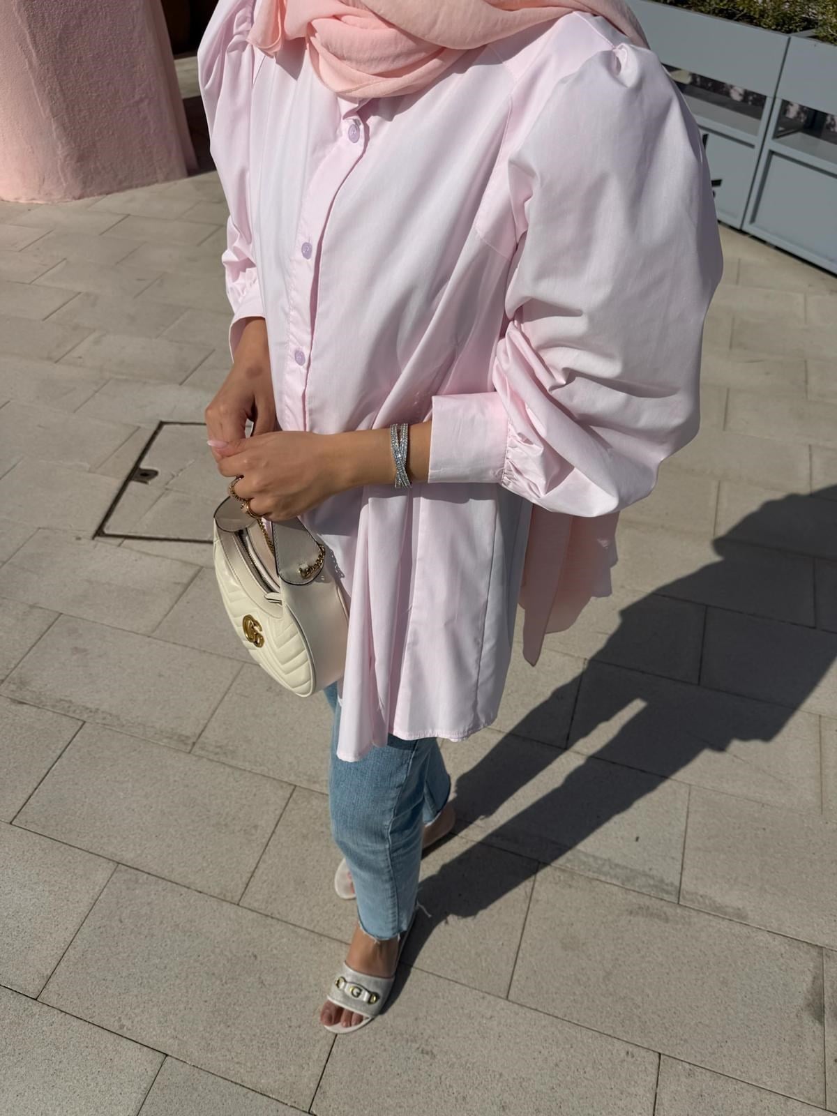 Ivy Gömlek Pembe 