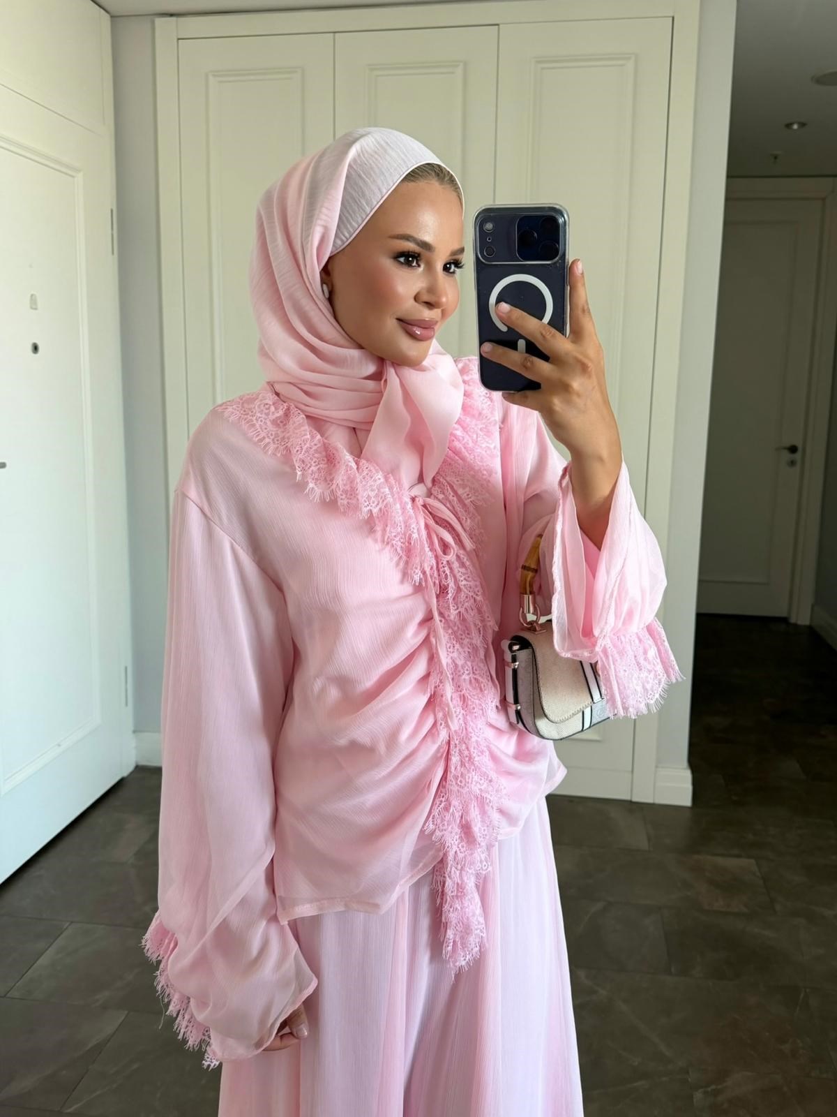 Meva Etekli Takım Pembe
