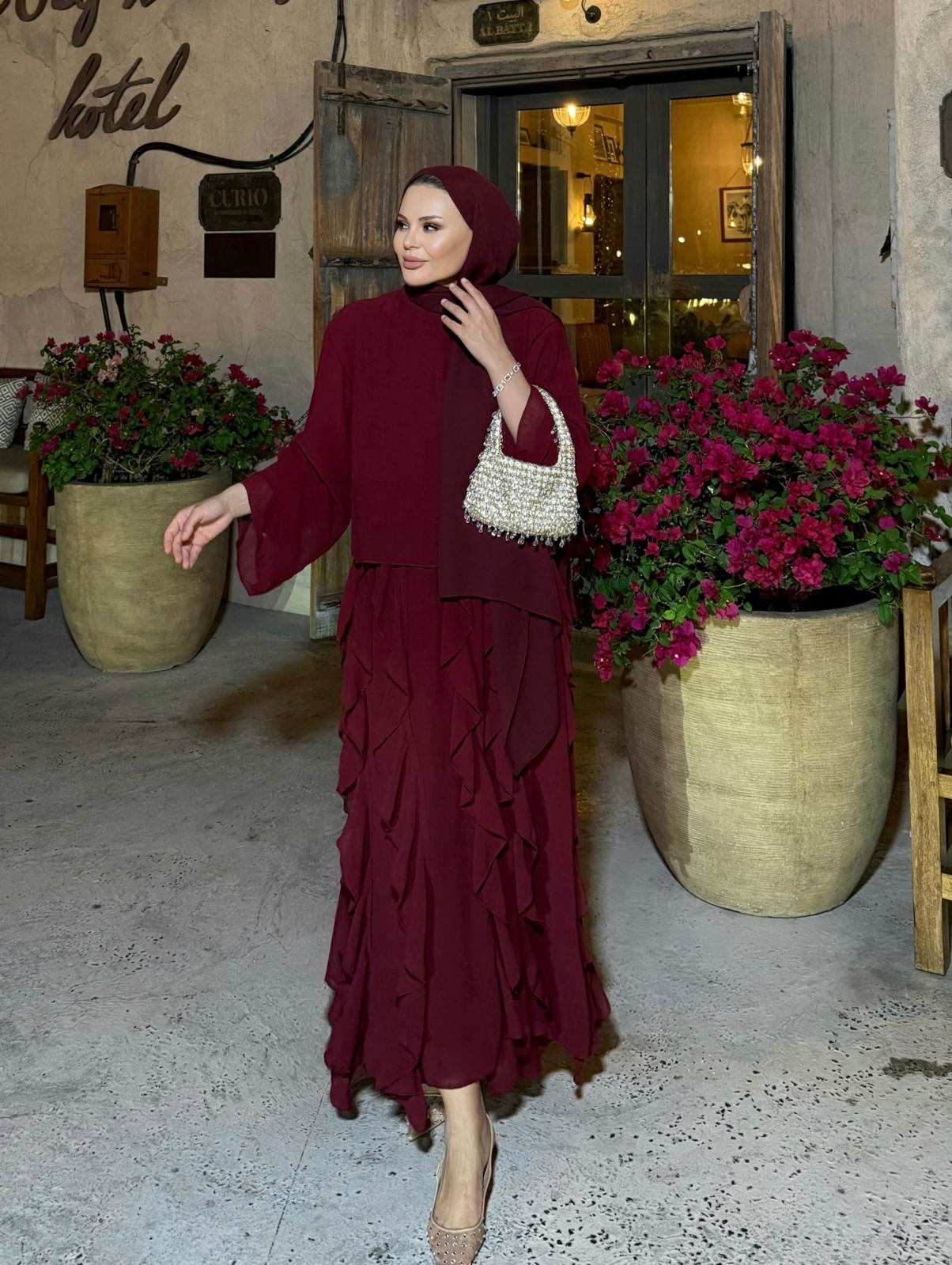 Mour Etekli Takım Bordo