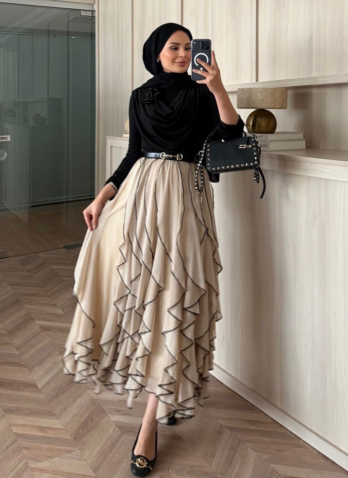 Mabel Etekli Takım Bej