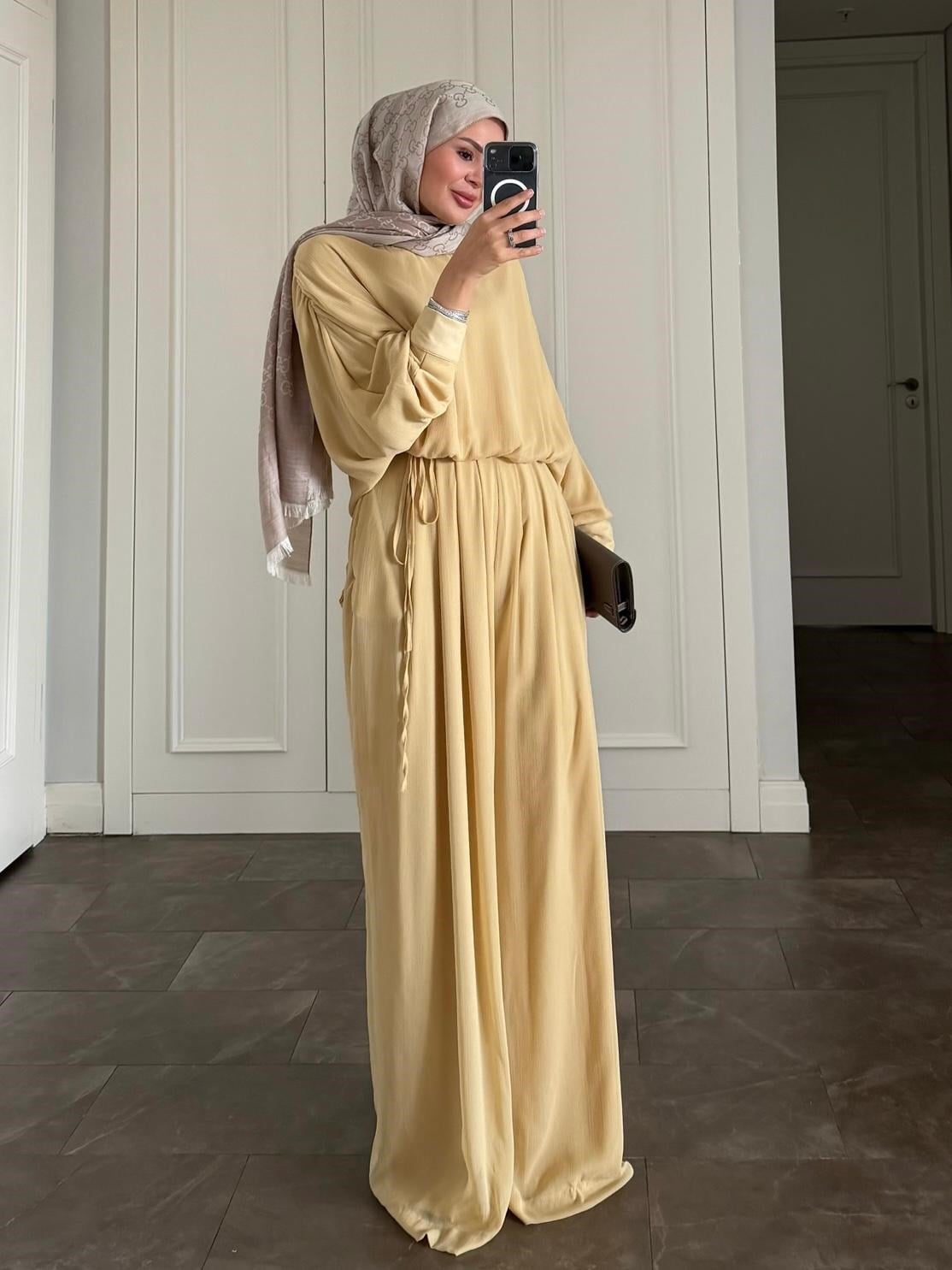 Think Pantolonlu Takım Sarı