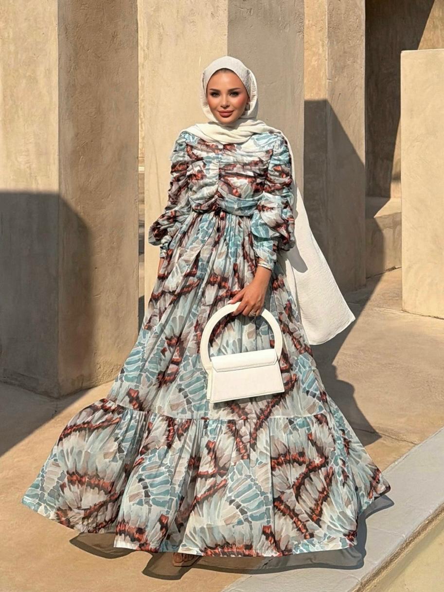 İris Elbise Su Yeşili