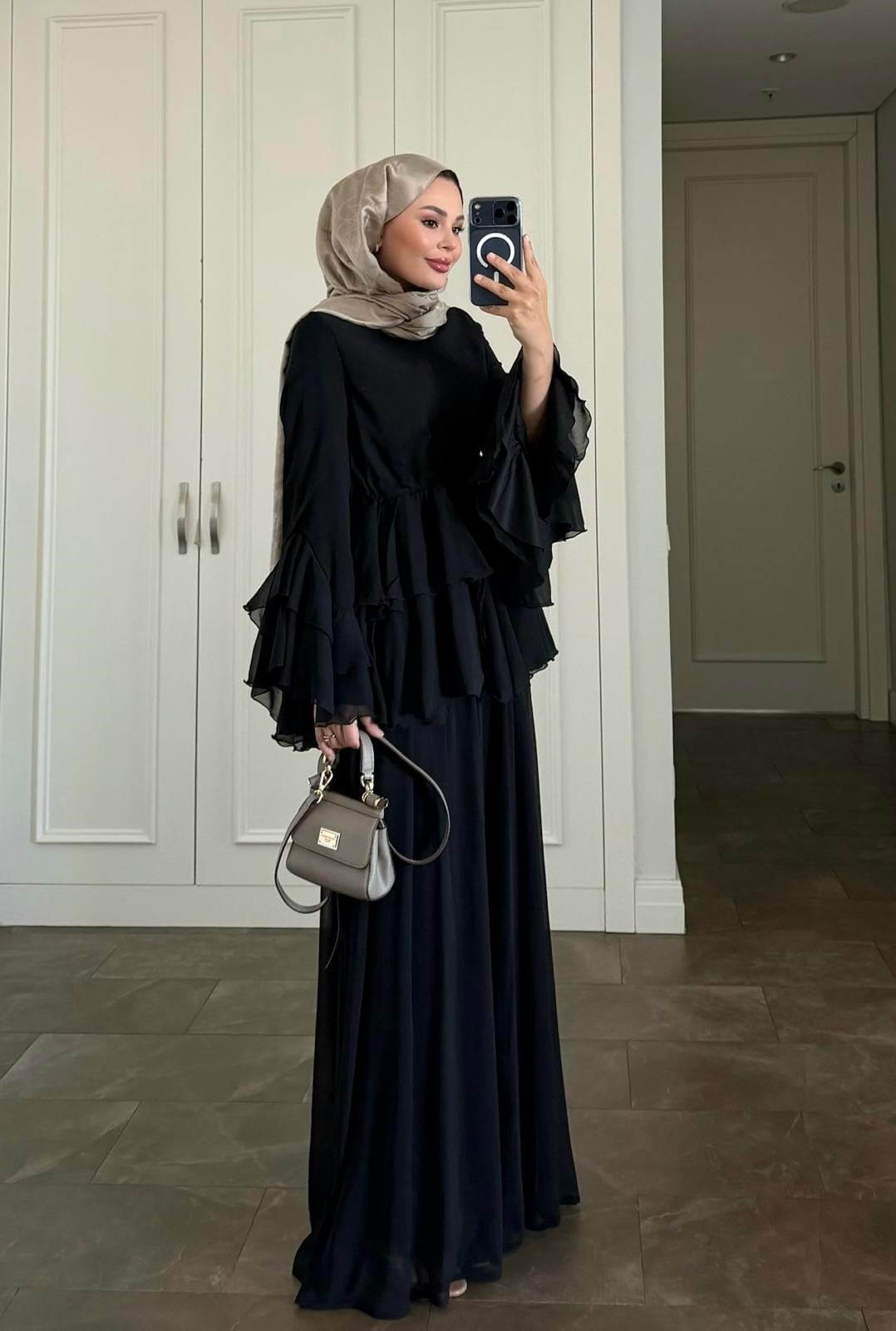 Lisa Pantolonlu Takım Siyah