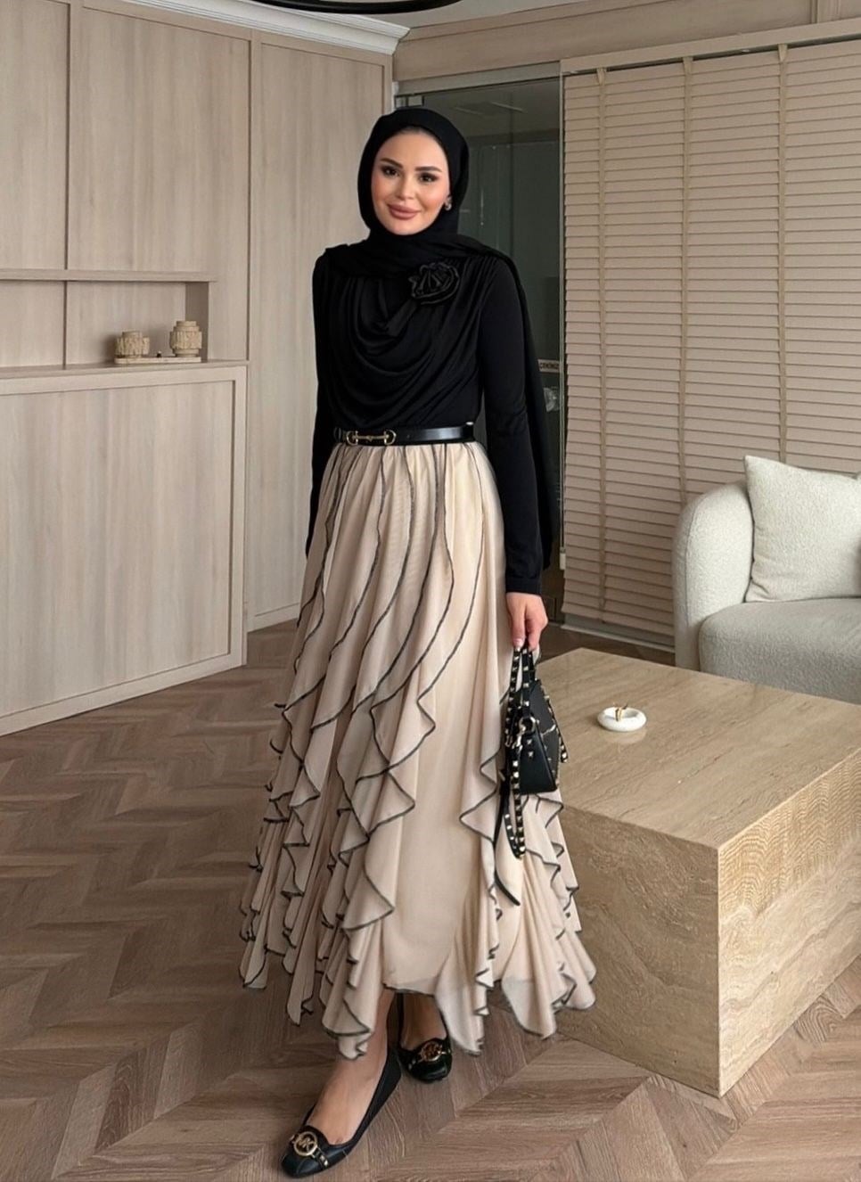 Mabel Etekli Takım Bej