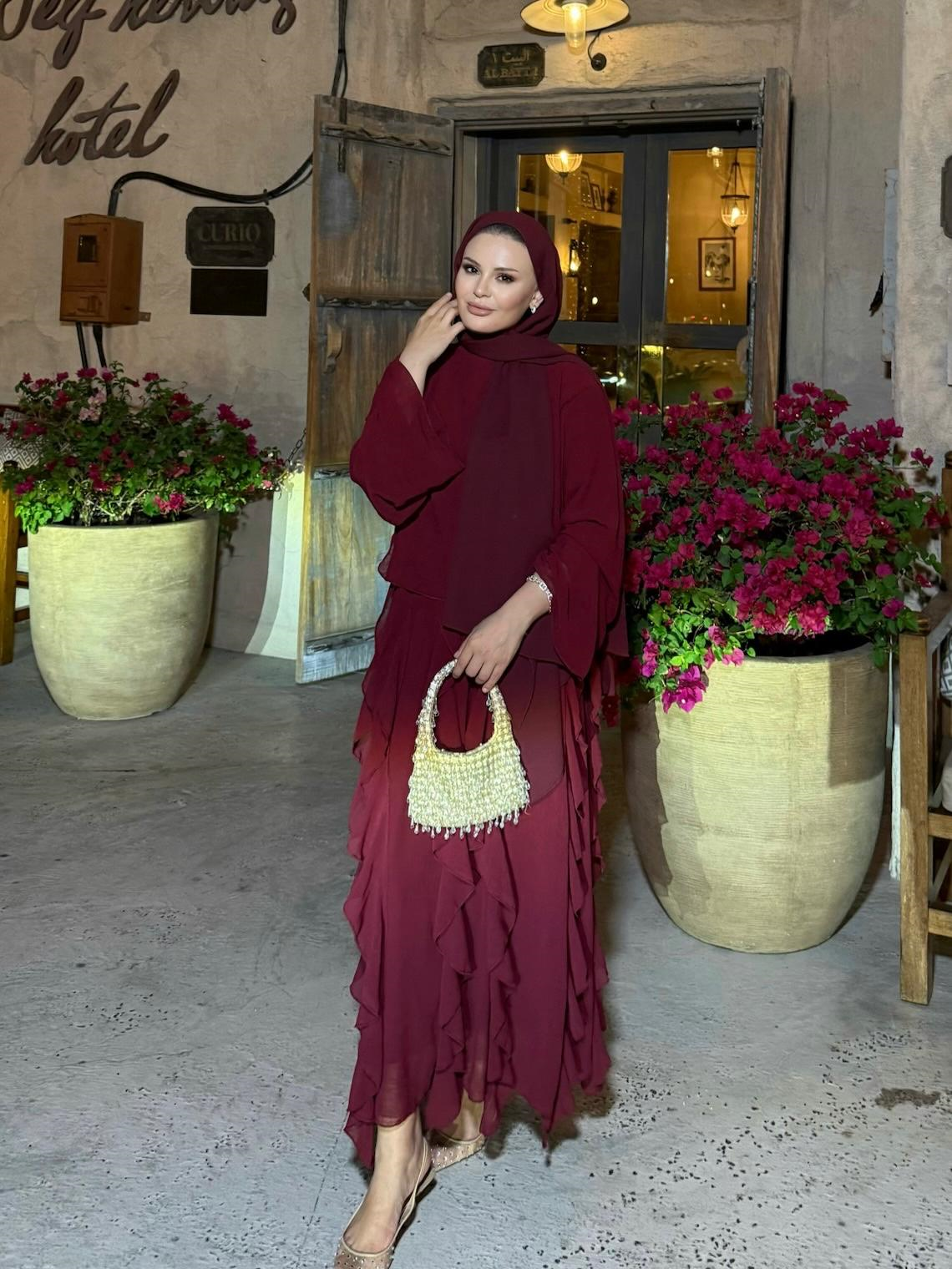 Mour Etekli Takım Bordo