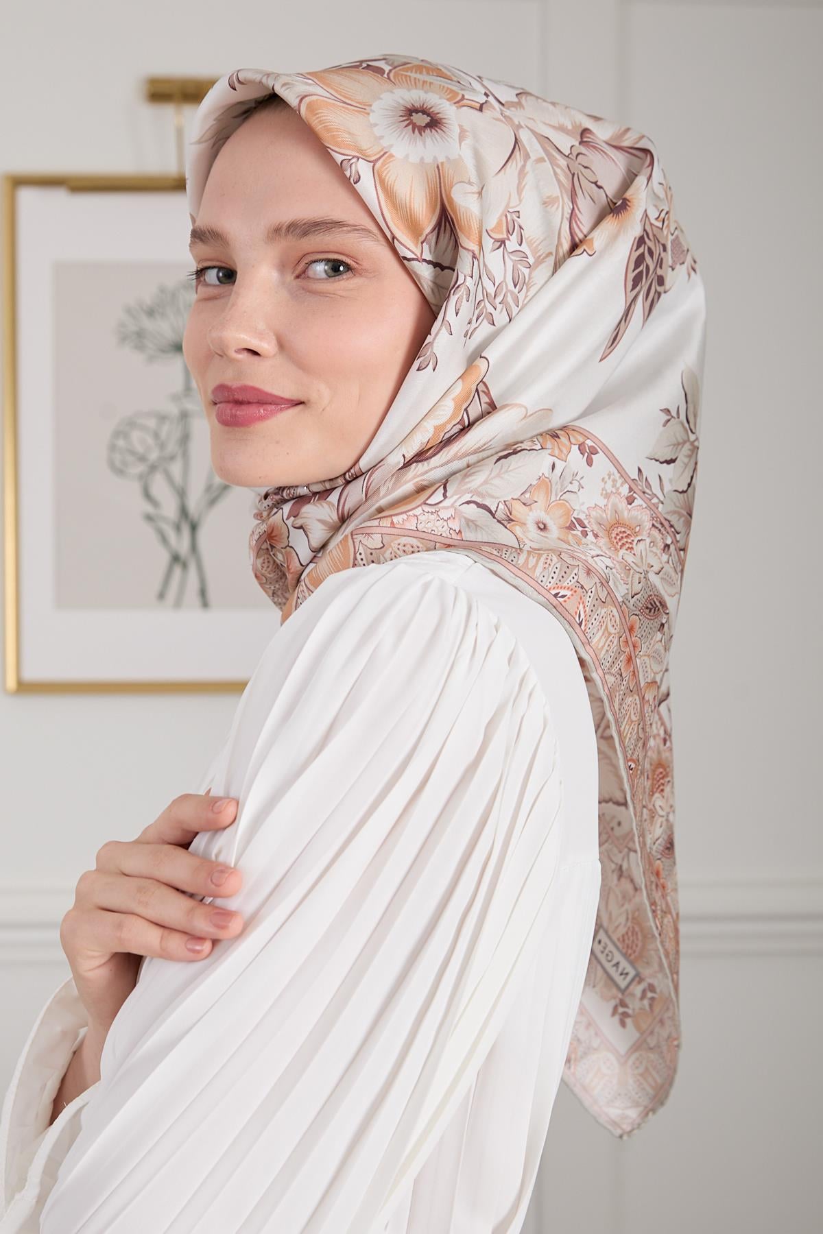 ETRO TWİLL İPEK EŞARP BEJ