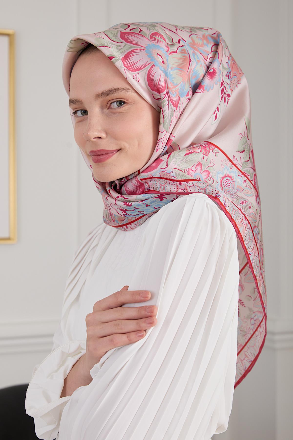 ETRO TWİLL İPEK EŞARP PEMBE 