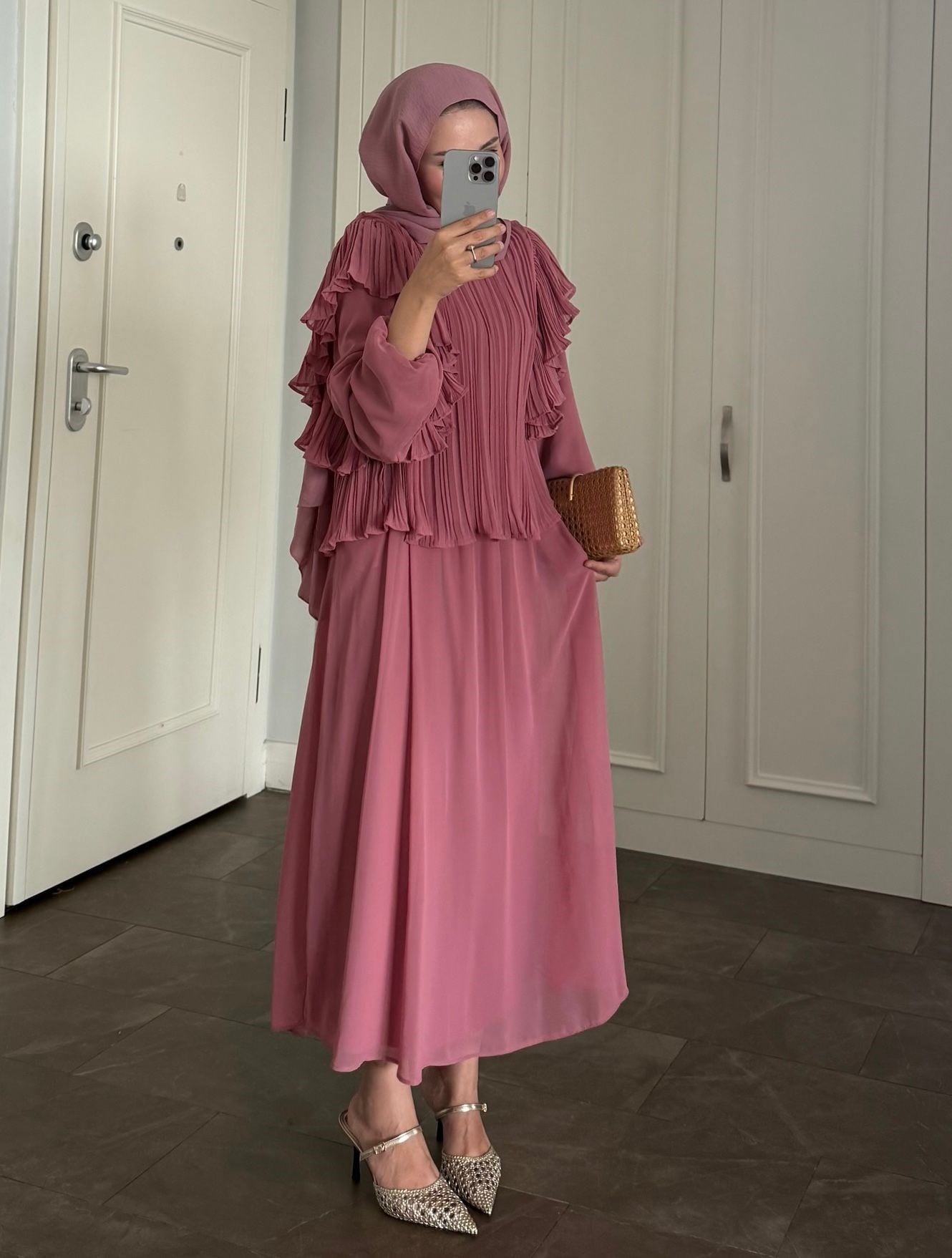 Wome Etekli Takım Gül Kurusu