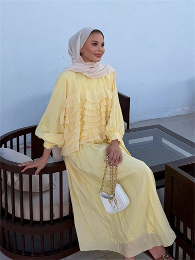 Becca Etekli Takım Sarı