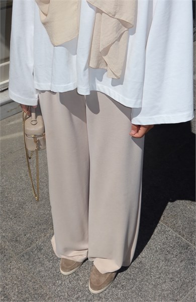 Basic Modal Pantolon Bej
