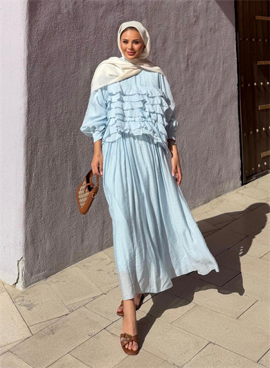 Becca Etekli Takım Bebe Mavisi