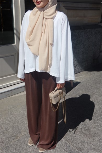 Basic Modal Pantolon Kahve