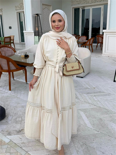 Arya Etekli Takım Bej