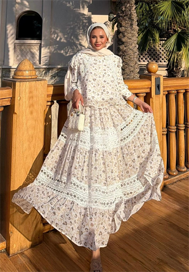 Farah Etekli Takım Bej