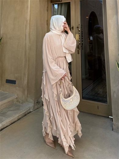 Mour Etekli Takım Bej