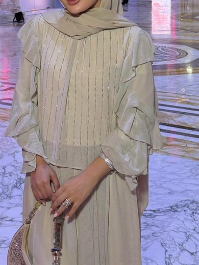 Mia Etekli Takım Bej 