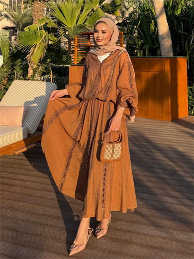 Efru Etekli Takım Camel