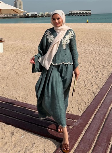 Gant Etekli Takım Petrol Yeşili