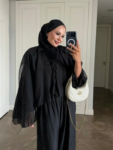 Affa Pantolonlu Takım Siyah