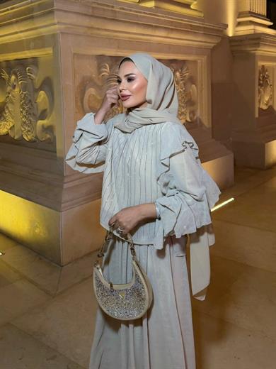 Mia Etekli Takım Bej 