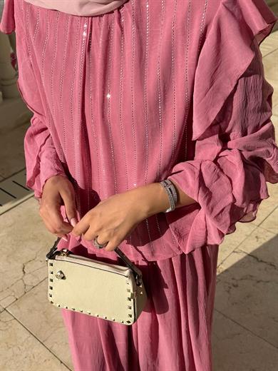 Mia Etekli Takım Gül Kurusu 