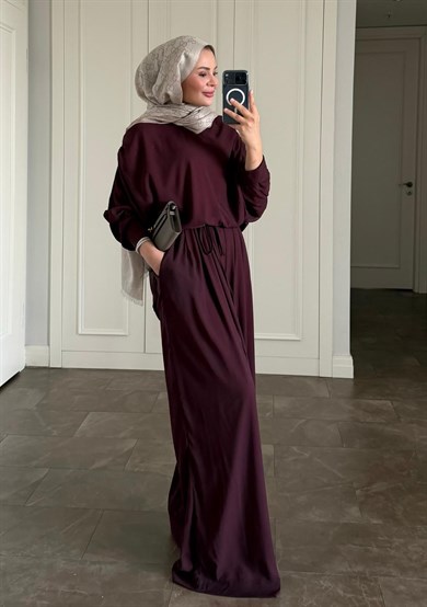 Think Pantolonlu Takım Bordo