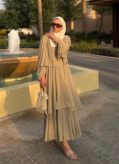 Nora Etekli Takım Çağla Yeşili