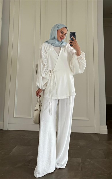 Ferino Tensel Takım Ekru