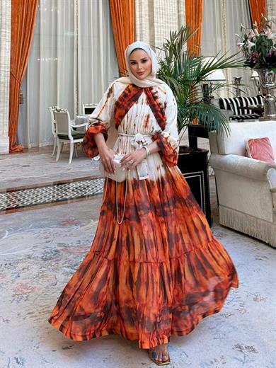 Lilas Elbise Turuncu 