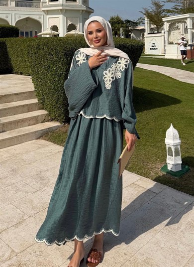 Gant Etekli Takım Petrol Yeşili