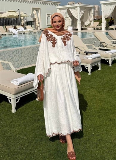 Gant Etekli Takım Ekru