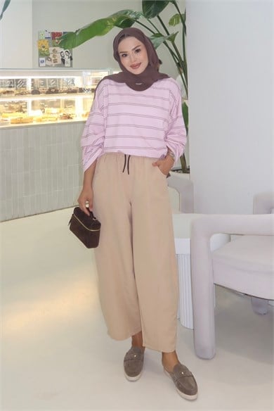 Kanvas Pantolon Camel
