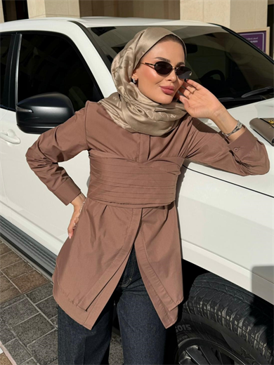 Street Gömlek Kahve 