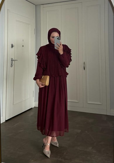 Wome Etekli Takım Bordo