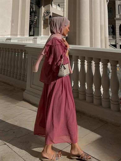 Mia Etekli Takım Gül Kurusu 