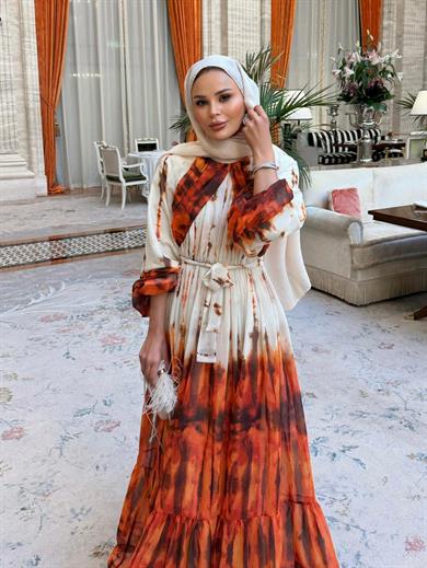 Lilas Elbise Turuncu 